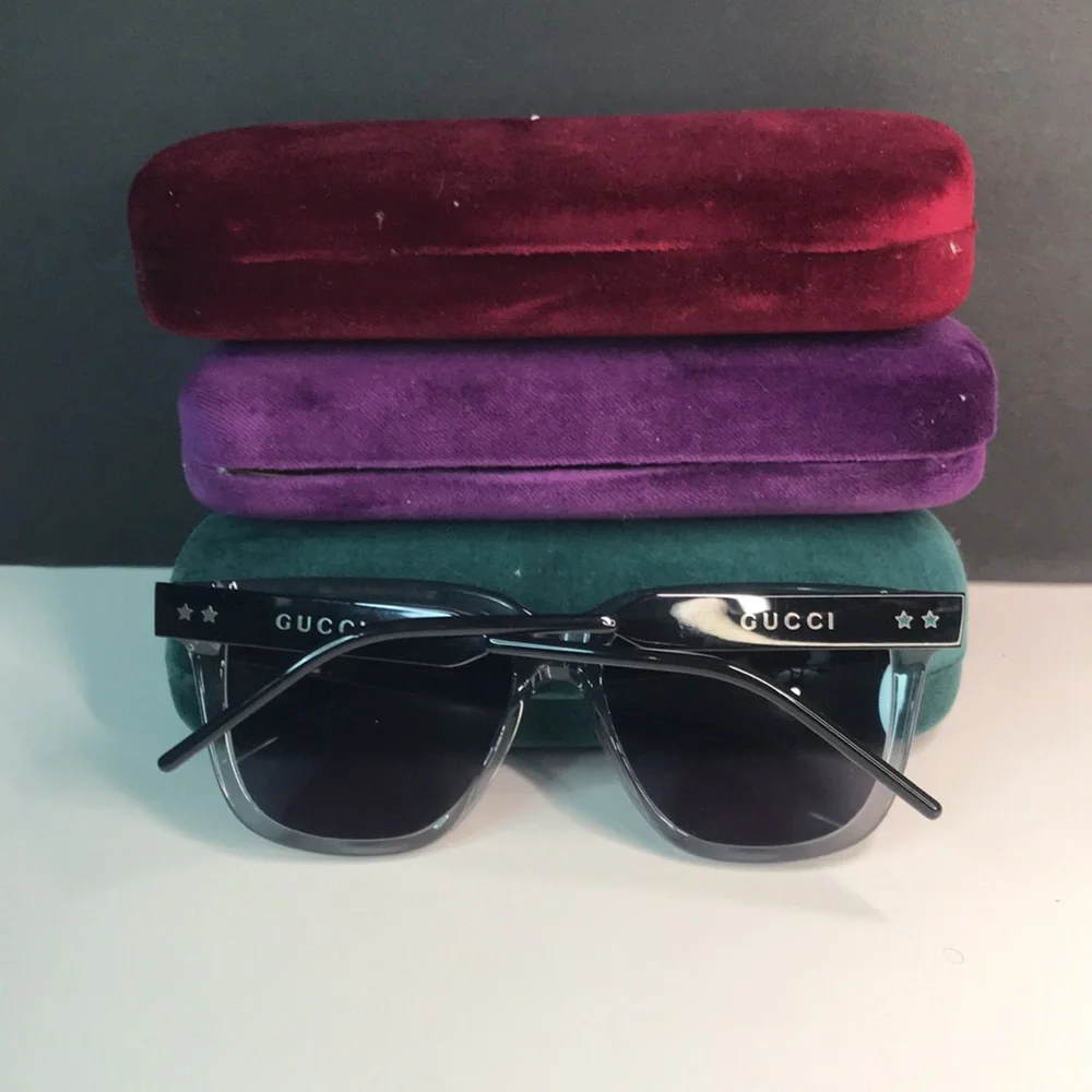 Trendy - 💯 Authentic - New GUCCI GG0976S 001 transparent - Picture 9 of 16